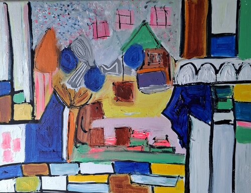 L'intérieur de la marmotte by Nathalie Da Silva, Painting for Sale on Singulart