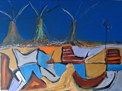 Les multiples passages by Nathalie Da Silva, Painting for Sale on Singulart