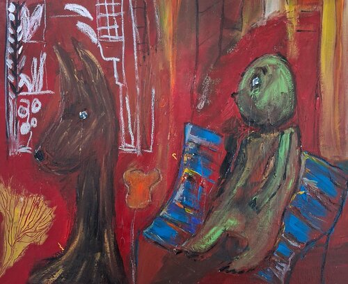 Contempler le temps di Nathalie Da Silva, Pittura in vendita su Singulart