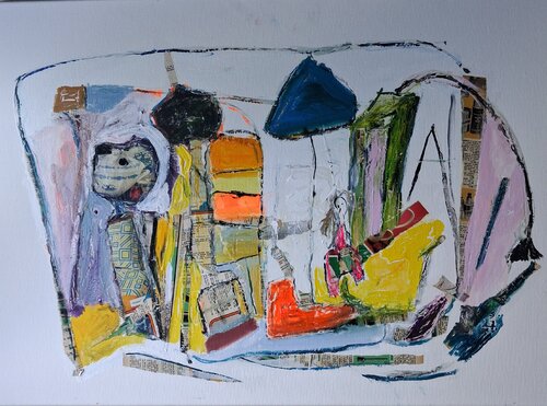 Abrupt by Nathalie Da Silva, Painting for Sale on Singulart
