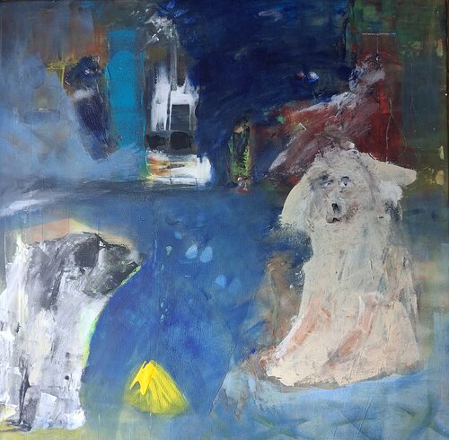 Les grandes questions by Nathalie Da Silva, Painting for Sale on Singulart
