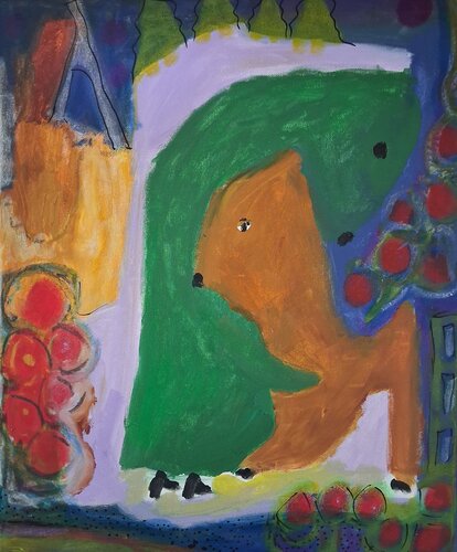 Jusqu'au ciel et au delà di Nathalie Da Silva, Pittura in vendita su Singulart