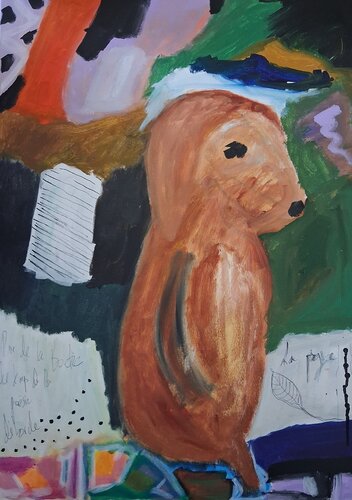 Tenir bon de Nathalie Da Silva, Pintura a la venta en Singulart