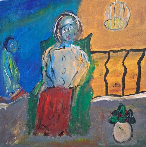 L'attente de Nathalie Da Silva, Pintura a la venta en Singulart