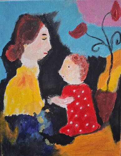 Un coeur simple de Nathalie Da Silva, Pintura a la venta en Singulart