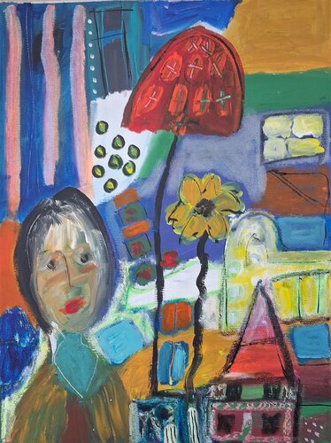 Un froissement de papier by Nathalie Da Silva, Painting for Sale on Singulart
