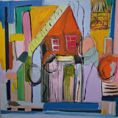 Scénographie by Nathalie Da Silva, Painting for Sale on Singulart