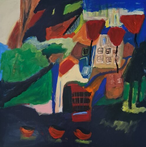 Le message est caché by Nathalie Da Silva, Painting for Sale on Singulart