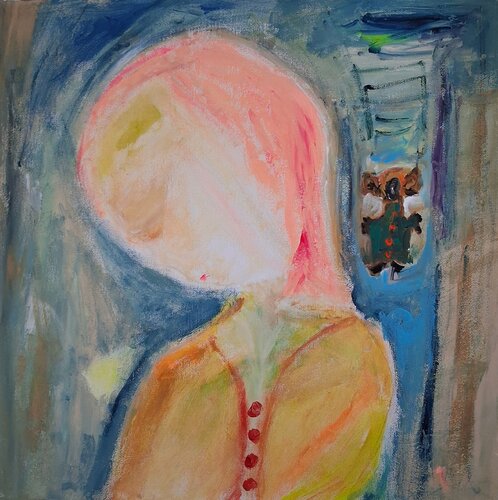 Consolation esquisse by Nathalie Da Silva, Painting for Sale on Singulart