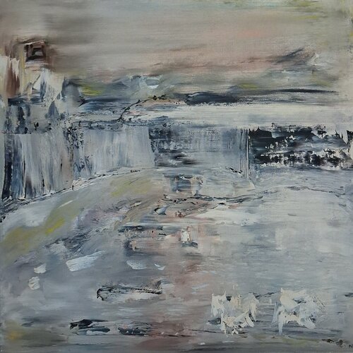 Etretat di Nathalie Da Silva, Pittura in vendita su Singulart