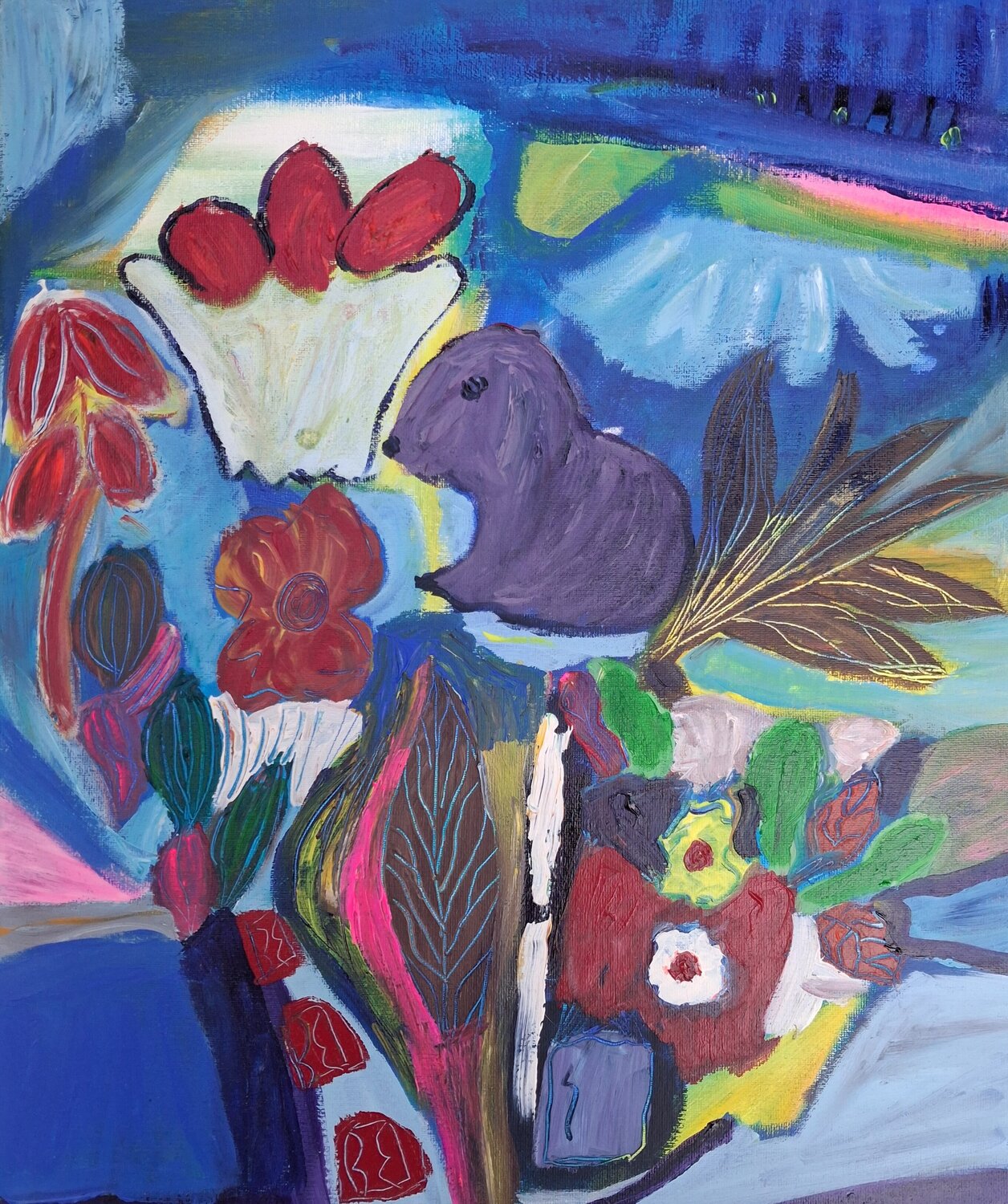 Intérieur fleuri Nathalie Da Silva