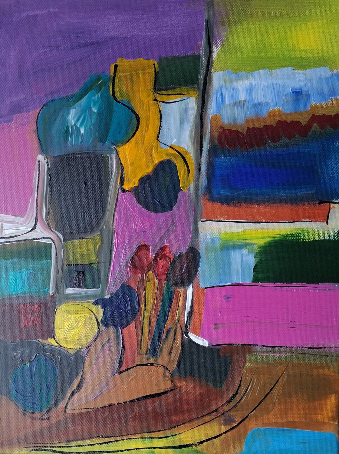 Naissance Nathalie Da Silva Original painting for sale