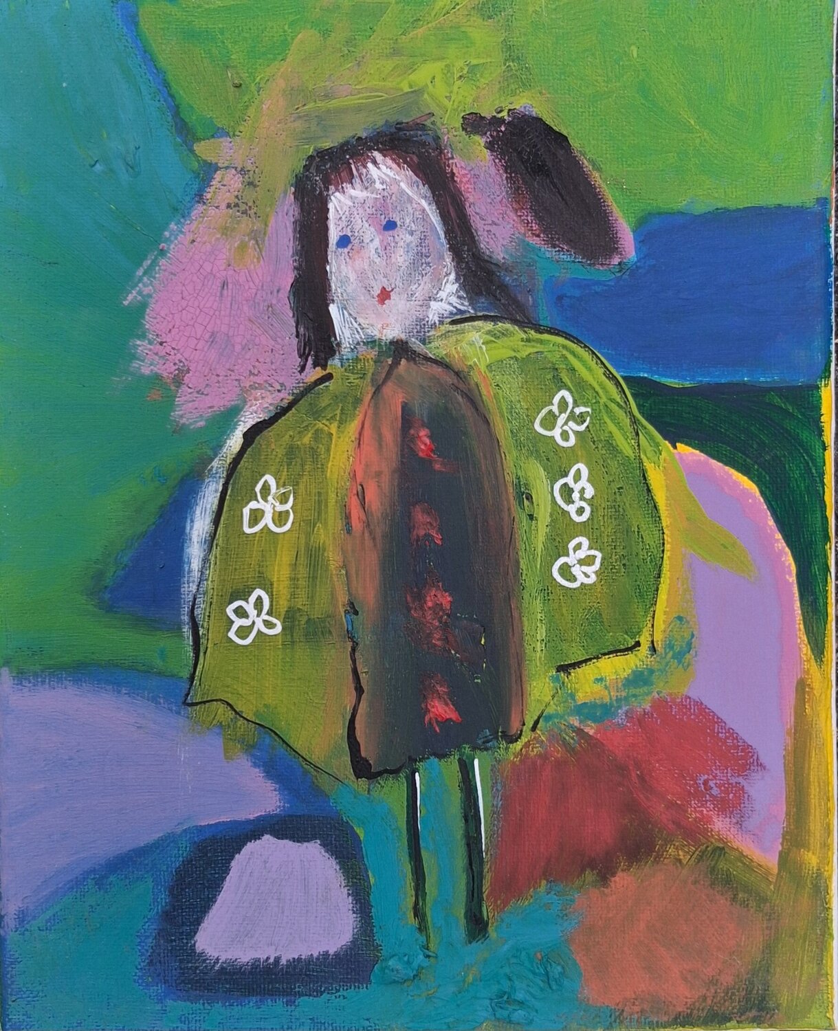Rosa Nathalie Da Silva Pintura original en venta