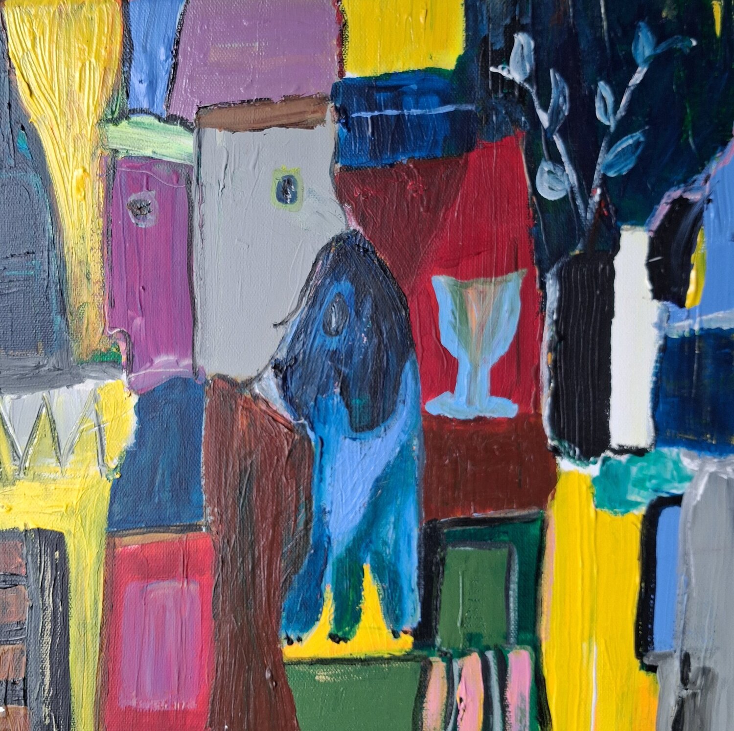 Venir de là Nathalie Da Silva Original painting for sale