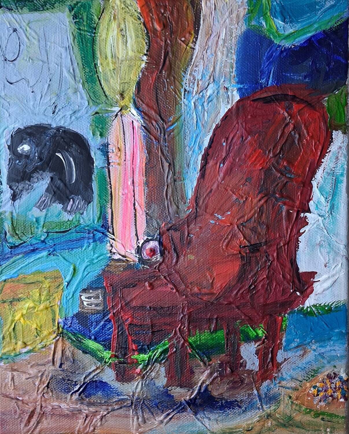L'absence Nathalie Da Silva Original painting for sale