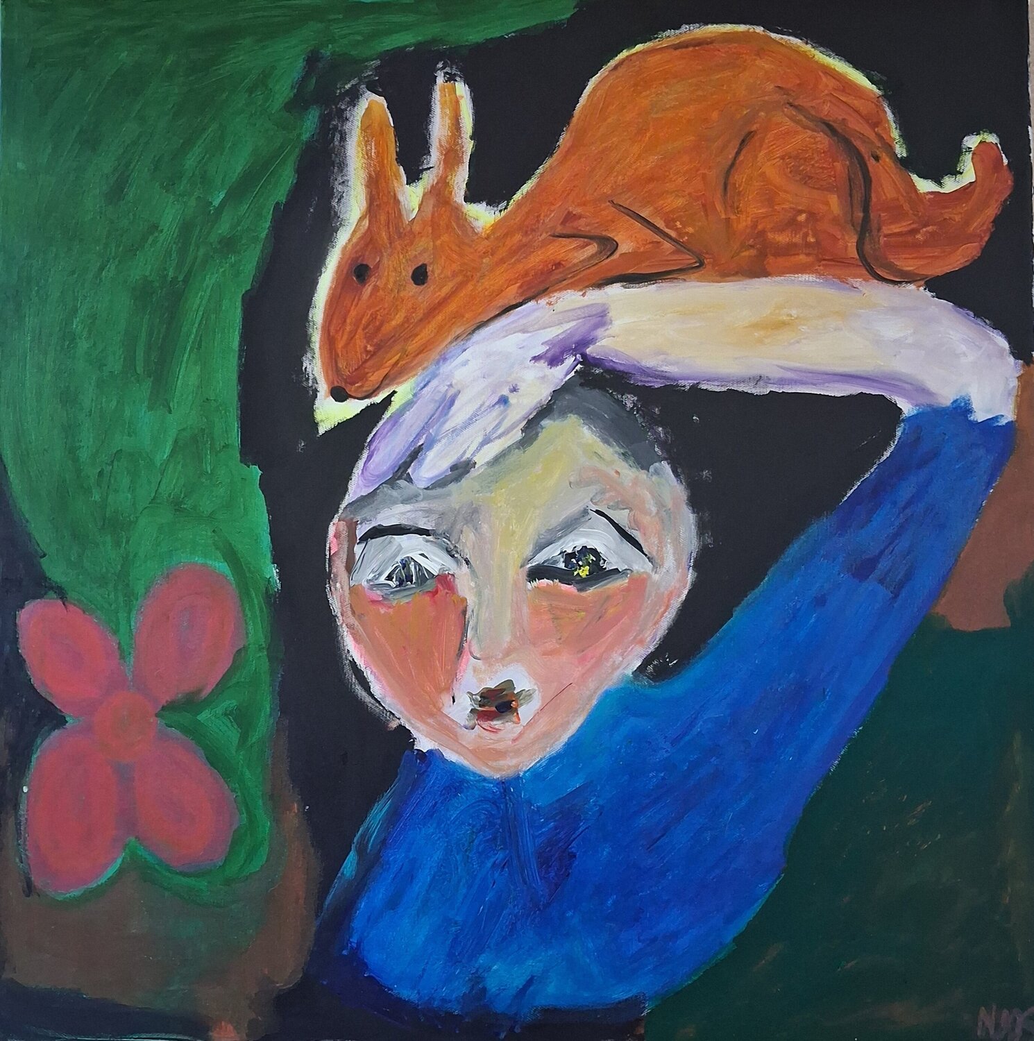 Sa propre vision du monde Nathalie Da Silva Pintura original en venta