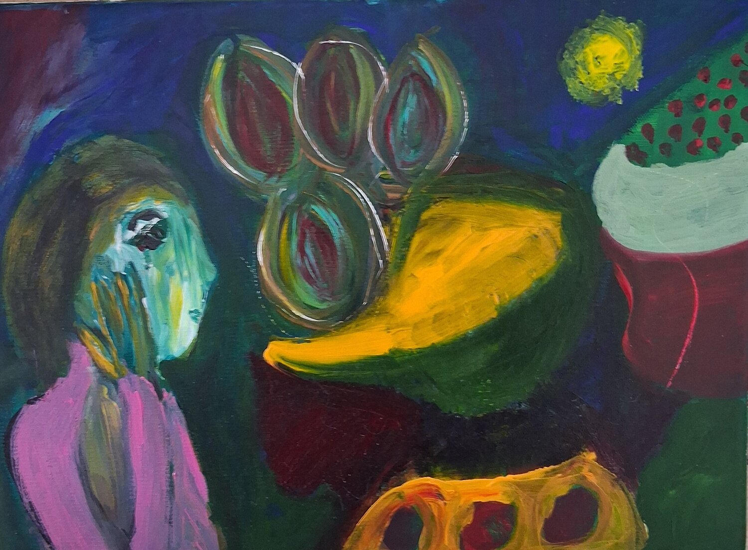 Lundi Nathalie Da Silva Peinture originale à vendre