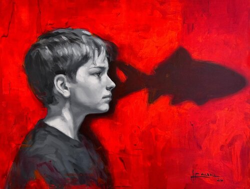 Memoria Roja by Jesús Alejandro Faura Betancourt, Painting for Sale on Singulart