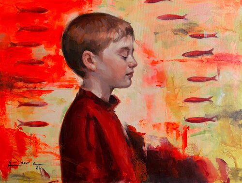 Mundo Sumergido par Jesús Alejandro Faura Betancourt, Peinture en vente sur Singulart