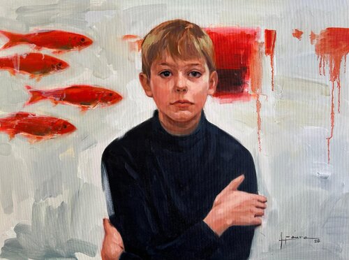 Más allá de mi di Jesús Alejandro Faura Betancourt, Pittura in vendita su Singulart