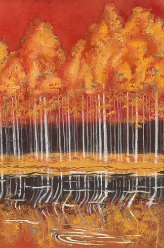 Aspens by Ritch Gaiti, Painting for Sale on Singulart