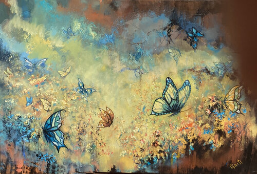 Our World de Ritch Gaiti, Pintura a la venta en Singulart