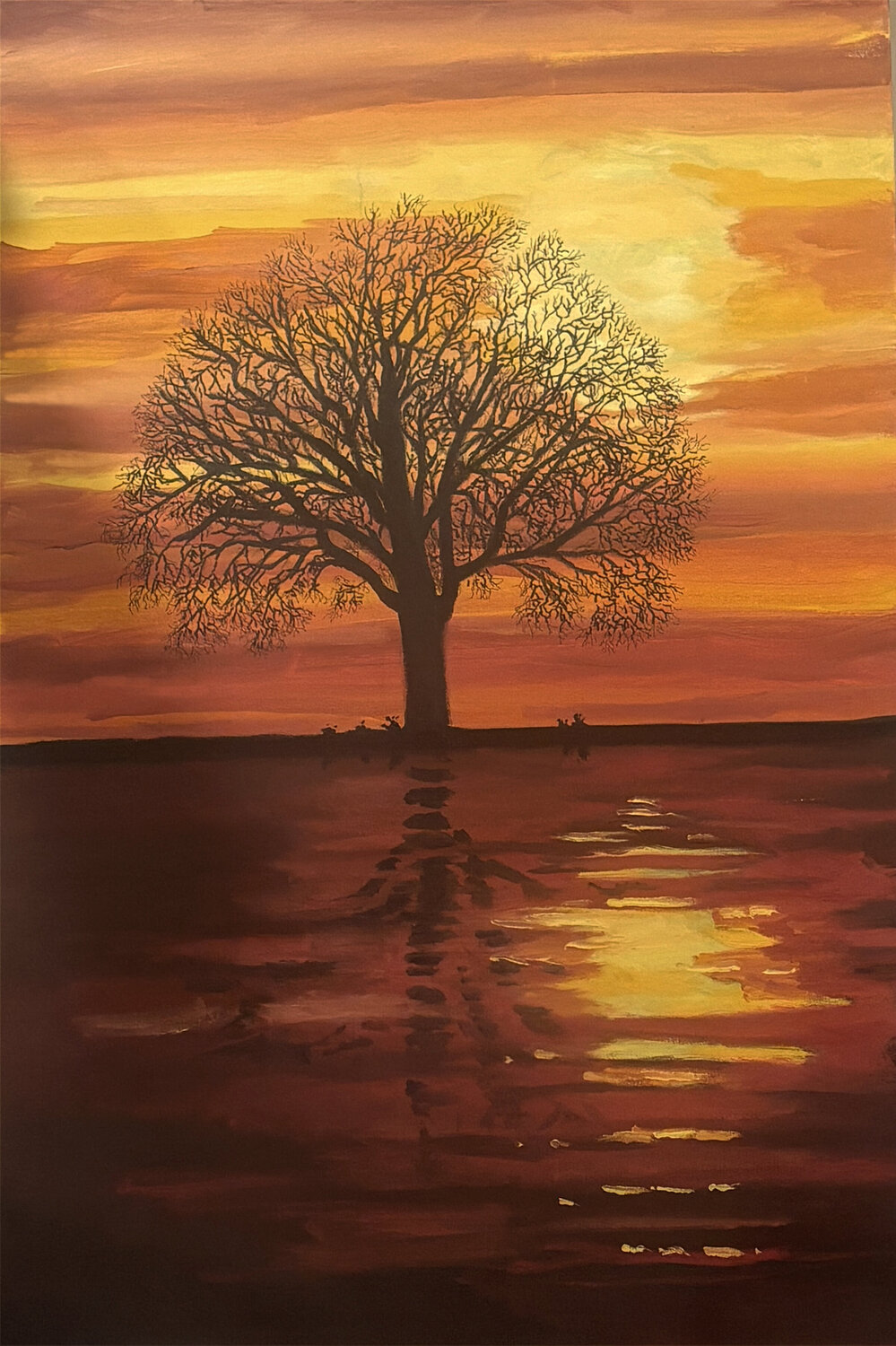 Twilight Time Ritch Gaiti Original painting for sale