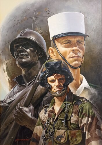Légionnair hier, aujourd'hui, demain by Evguenii Ponomarev, Painting for Sale on Singulart