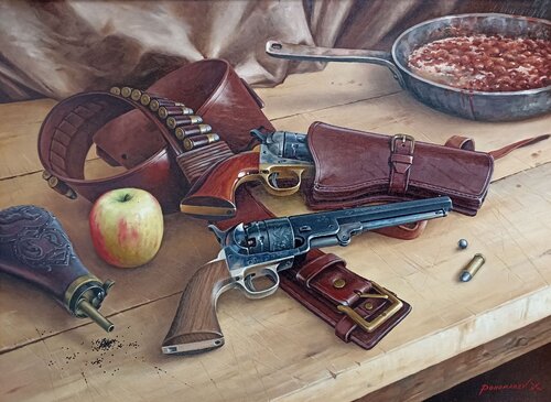 Wild West by Evguenii Ponomarev, Painting for Sale on Singulart