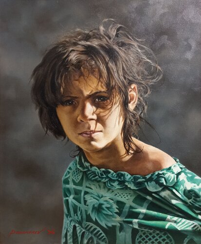 La fille afghane de Evguenii Ponomarev, Pintura a la venta en Singulart
