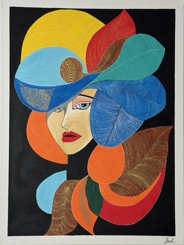 Whispers of the Inner Muse by Shruti Choudante, Painting for Sale on Singulart