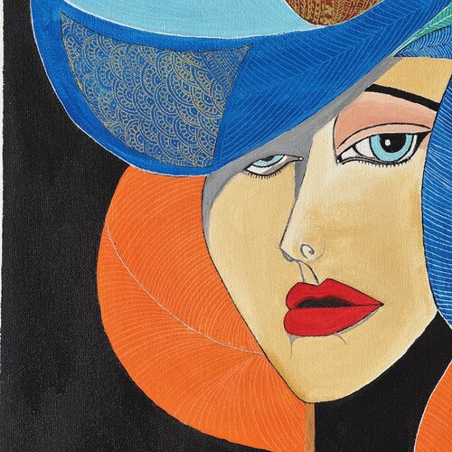 Whispers of the Inner Muse by Shruti Choudante, Painting for Sale on Singulart