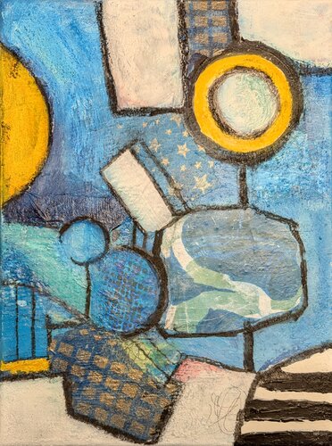 Harbour by Martina Kunze, Painting for Sale on Singulart