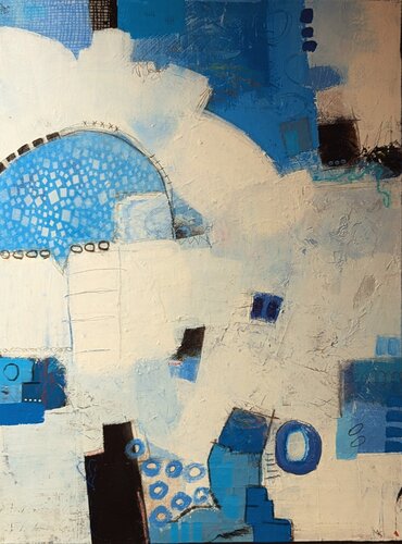 Beneath the Surface by Martina Kunze, Painting for Sale on Singulart