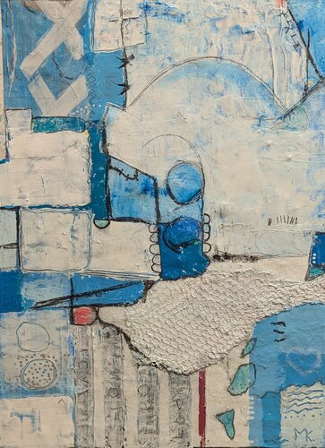 Crystalline City by Martina Kunze, Painting for Sale on Singulart