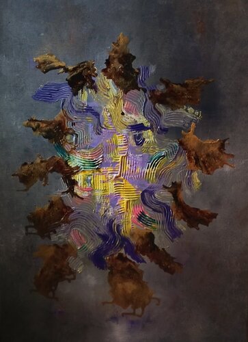 Mikado Dancer by Miloslav Opl, Painting for Sale on Singulart