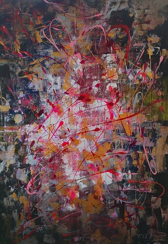 Mid Bloom by Miloslav Opl, Painting for Sale on Singulart