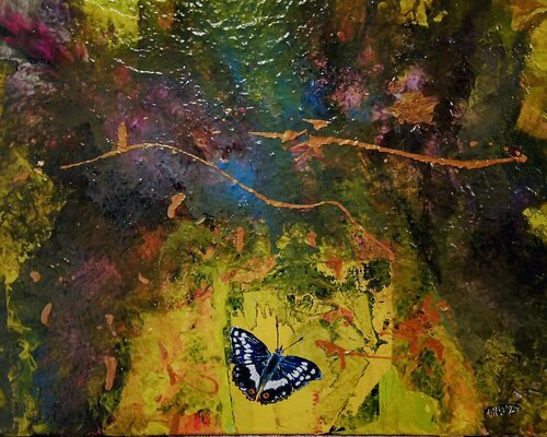 Blueish by Miloslav Opl, Painting for Sale on Singulart