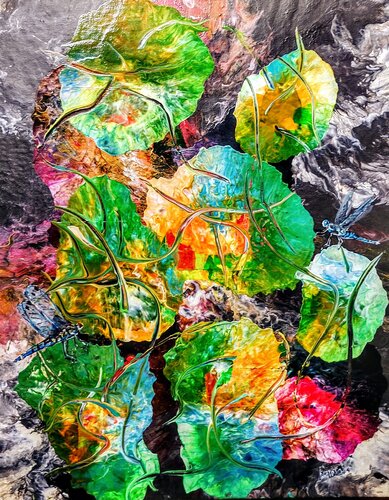 Waterworld by Miloslav Opl, Painting for Sale on Singulart