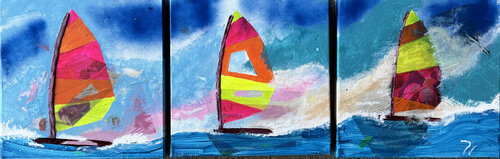 A toda vela par paola vignola, Peinture en vente sur Singulart