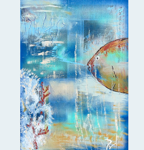 Anemona by paola vignola, Painting for Sale on Singulart