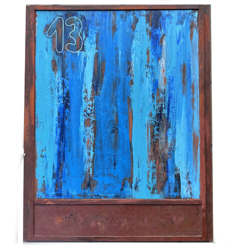 Puerta oxidada numero 13 by paola vignola, Painting for Sale on Singulart