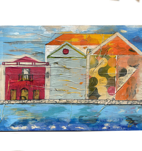 Simi island by paola vignola, Painting for Sale on Singulart