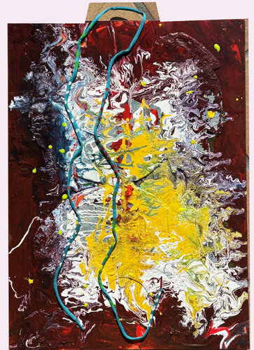 Crazy chicken by paola vignola, Painting for Sale on Singulart