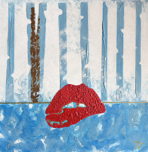 El labio by paola vignola, Painting for Sale on Singulart