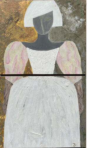Menina blanca partida von paola vignola, Malerei kaufen auf Singulart