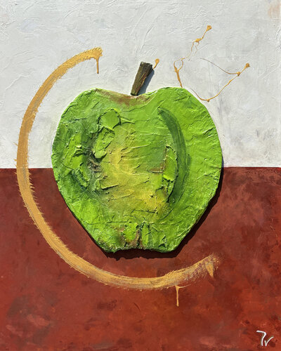 Manzana verde de paola vignola, Pintura a la venta en Singulart