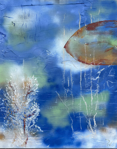 PEZ DORADO de paola vignola, Pintura a la venta en Singulart