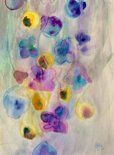 Dreamy Flowers by Brooke Meadows, Painting for Sale on Singulart