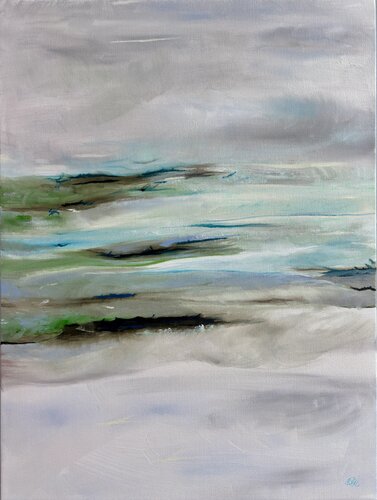 Winter seascape by Brooke Meadows, Painting for Sale on Singulart